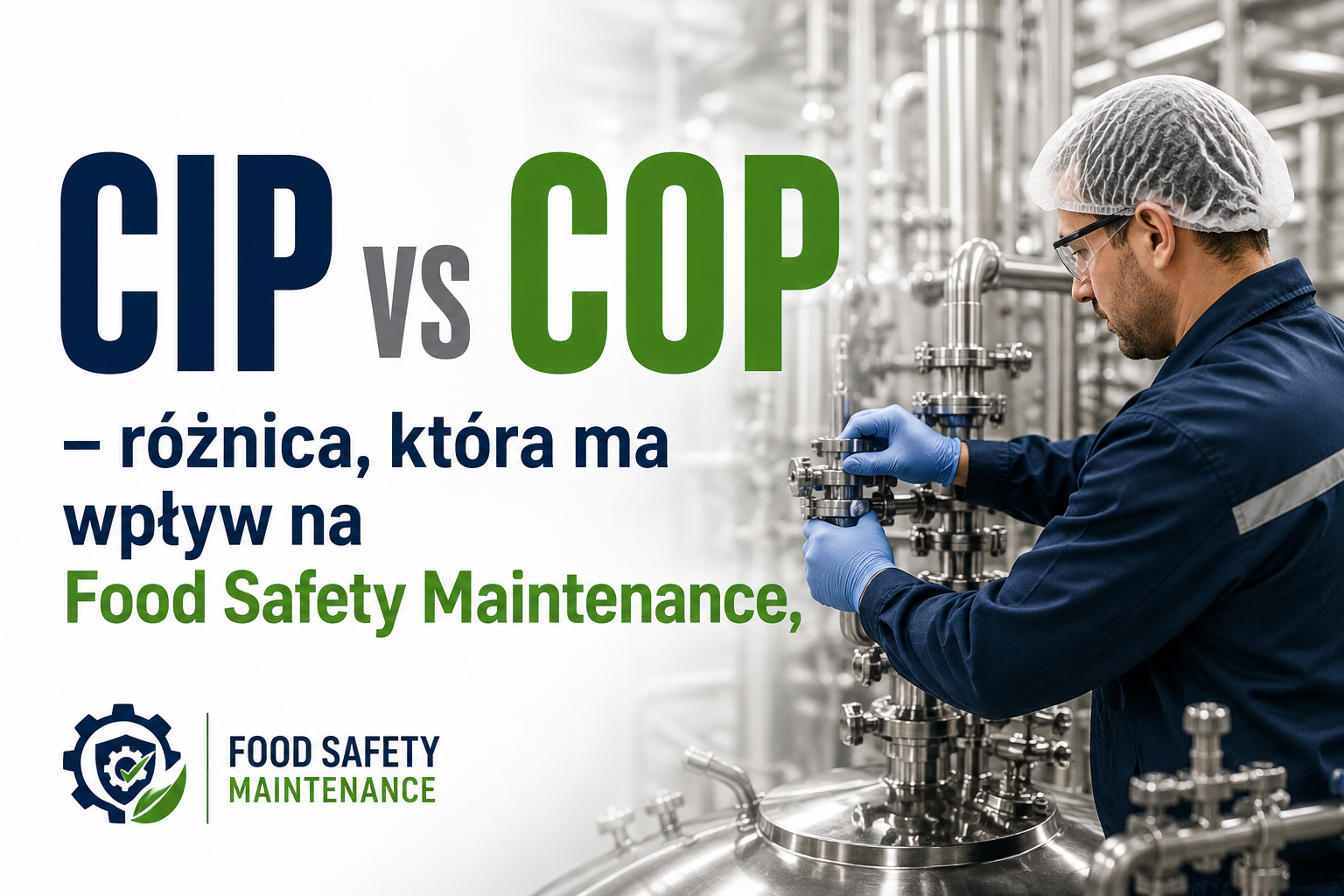 CIP vs COP — różnica, która ma wpływ na Food Safety, niż wielu zakładom się wydaje